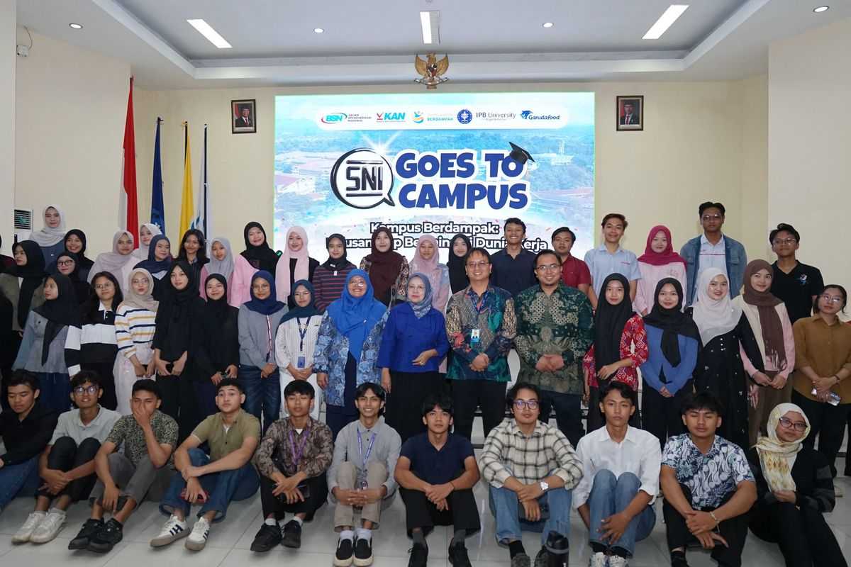 "SNI Goes to Campus" Perkuat Kesadaran Mutu Pangan di Kalangan Mahasiswa