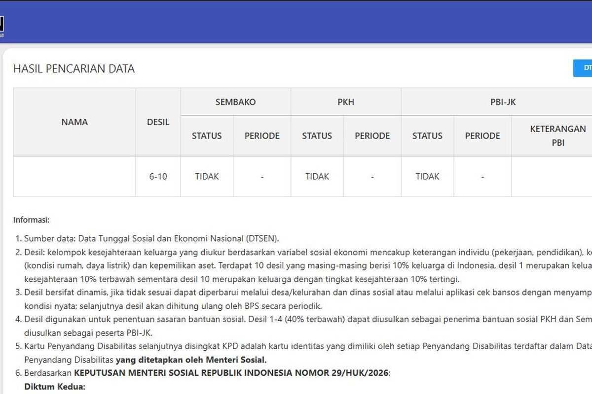 Apa Itu Desil 1 sampai 10? Ini Arti, Pengelompokan, dan Fungsinya untuk Bansos