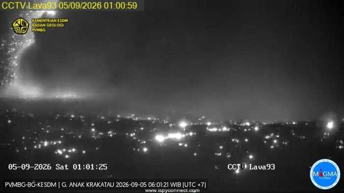 Dentuman Misterius Terdengar di Bandung, Pakar Kaitkan dengan Erupsi Anak Krakatau