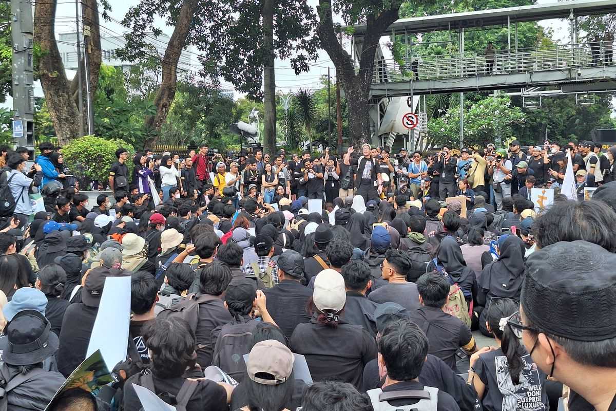 Aksi Unjuk Rasa di Kawasan Gambir Berpotensi Ganggu Lalu Lintas, Pengendara Diminta Waspada
