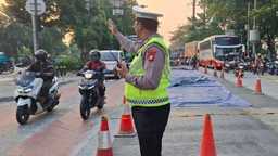Lalu Lintas Jalan Daan Mogot Arah Rawa Buaya Macet akibat Pengecoran Jalan, Pengendara Diminta Cari Jalur Alternatif