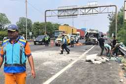 Kesaksian Korban Ungkap Kronologi Tabrakan Beruntun di Tol JORR Arah Tanjung Priok, Libatkan Enam Kendaraan